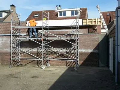 Carport met zwevend dak door BMW Bouw &ndash; foto 10 van 22