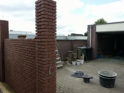 Carport met zwevend dak door BMW Bouw &ndash; foto 5 van 22